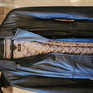 Long Women's Leather Jacket